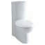Globo Paestum Toaleta WC kompaktowa + spłuczka biała PR003 BI - zdjęcie 1