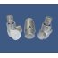 Schlosser Exclusive zestaw łazienkowy GZ ½ x złączka 15x1 Stal kątowy satyna 601700155 - zdjęcie 1