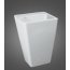 Laufen Alessi Dot Umywalka przyścienna 59x49 cm z otworem na baterię biała H8119024001041 - zdjęcie 4