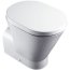 Catalano Verso Comfort Miska WC stojąca 58x37 cm z powłoką CataGlaze, biała 1VAHE00 - zdjęcie 1