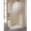 Huppe Enjoy Elegance Drzwi prysznicowe 90x200 cm do ścianki bocznej ze stałym segmentem prawe, chrom 670061.091.321 - zdjęcie 1