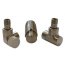 Schlosser Lux zestaw łazienkowy GZ ½ x złączka 15x1 Cu kątowy stal 603700010 - zdjęcie 1