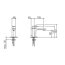 Dornbracht for Villeroy & Boch Cult Bateria umywalkowa z korkiem automatycznym chrom 33500960-00 - zdjęcie 3