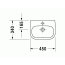 Duravit D-Code Umywalka wisząca mała 45x34 cm z otworem baterię biała 07054500002 - zdjęcie 2