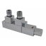 Schlosser Square zestaw duo-plex 1,2 x 15x1 Cu kątowy lewy stal 6059 00082 - zdjęcie 1