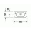 Duravit D-Code Umywalka wisząca mała 50x22 cm lewa z otworem na baterię biała 07065000092 - zdjęcie 2