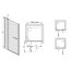 Sanplast Prestige DJ2/PRIII Drzwi prysznicowe - 120/195 pergamon szkło przezroczyste 600-073-0830-12-401 - zdjęcie 1
