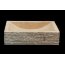 Hansa Stone TIMOR WHITE umywalka nablatowa 50 x 35 x 12 (HS040) - zdjęcie 1