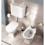 Flaminia Efi Miska WC stojąca z odpływem 55x35x38,5cm, biała 6010 - zdjęcie 4