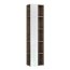 Keramag Citterio Szafka wisząca boczna wysoka 40x160x25 cm z lustrem i z półkami, dąb czarny/szkło czarne 835101000 - zdjęcie 1