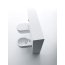Kerasan Flo Zestaw Muszla klozetowa miska WC podwieszana 36x50 cm z deską sedesową zwykłą, biała 3115+318901 - zdjęcie 2