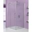 Sanplast Avantgarde KNDJ2L/AVIV Kabina prysznicowa narożna - 100/80/203 chrom/srebrny błyszczący Szkło przezroczyste 600-084-0270-42-401 - zdjęcie 2