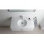 Keramag Preciosa 2 Umywalka 90x50 cm z otworem na baterię i przelewem, biała 123290 - zdjęcie 4