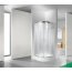 Sanplast TX KP4/TX4+BPza Kabina prysznicowa narożna - 90/90/202 srebrny matowy Szkło przezroczyste 602-270-0061-39-400 - zdjęcie 2