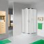 Sanplast TX KP4/TX5 Kabina prysznicowa narożna - 90/90/185 srebrny matowy Strukturalne 600-270-0260-39-370 - zdjęcie 2