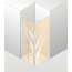 Huppe Design Elegance Drzwi wahadłowe do ścianki bocznej - 100/190 biały Szkło Sand Plus 8E1403.055.315 - zdjęcie 3