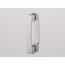 Ronal Swing-Line Kabina prysznicowa, wejście narożne podwójne, część 1/2 mocowanie prawe 75x195 cm, profile białe, szkło przezroczyste SLE2D07500407 - zdjęcie 3