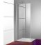 Huppe 501 Design Pure Ścianka prysznicowa boczna do drzwi skrzydłowych - 90/190 srebrny matowy Szkło przezroczyste Anti-Plaque 510622.087.322 - zdjęcie 1