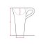 Art Ceram One Shot Cup Umywalka wolnostojąca 70 x 50 cm biała L3700 / OSL00401;00 - zdjęcie 5