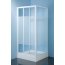 Sanplast Classic KN/DTr-c Kabina prysznicowa narożna - 80/80/185 biały Sitodruk W4 600-013-0321-10-410 - zdjęcie 1