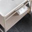 Art Ceram Mobili Furniture Slitta Szafka pod umywalkę 97x53 cm stojąca, dębowa bielona ACM015 - zdjęcie 5