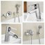 Hansa Pinto Bateria wannowo-prysznicowa podtynkowa chrom 45169103 - zdjęcie 2
