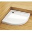 Aquaform Standard Brodzik półokrągły 80x80cm, biały 200-18505 - zdjęcie 1