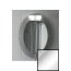 Globo Paestum Lustro owalne z oprawą 95x71 cm, srebrne PASA38 - zdjęcie 3