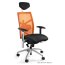 Unique Exact Fotel biurowy, pomarańczowy W-099Y-BL418-5 - zdjęcie 1