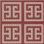 BISAZZA Key White Red mozaika szklana czerwona/różowa (BIMSZKWR) - zdjęcie 1