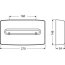 Emco System 2 Pojemnik na chusteczki papierowe 27 cm, chrom 355700101 - zdjęcie 2
