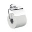 Emco Polo Uchwyt na papier toaletowy z pokrywą 13,2x10,8x6,3 cm, chrom 070000100 - zdjęcie 1