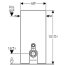 Geberit Monolith Moduł sanitarny do WC stojącego, szkło białe/aluminium 131.004.SI.1 - zdjęcie 4