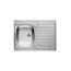 Pyramis International INTL Zlewozmywak jednokomorowy 80x60 cm stalowy lewy, 100106001 - zdjęcie 1
