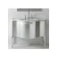 Globo Paestum Szafka stojąca pod umywalkę 104x60 cm, srebrna PATS22 - zdjęcie 1