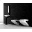 Art Ceram La Fontana Bidet wiszący 36x54 cm, biały, bok czarny S04CZ / LFB00101;50 - zdjęcie 2