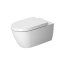Duravit Darling New Zestaw Toaleta WC podwieszana 62x37 cm + deska zwykła biała 2544090000+0063320000 - zdjęcie 4