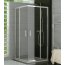 Ronal Sanswiss Top-Line Kabina prysznicowa narożna z drzwiami otwieranymi na zewnątrz 70x190 cm drzwi prawe, profile srebrny mat szkło przezroczyste TED2D07000107 - zdjęcie 1