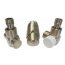 Schlosser Exclusive zestaw łazienkowy GZ ½ x złączka 15x1 Cu osiowo prawy antyczna miedź 601700132 - zdjęcie 1