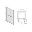 Sanplast Prestige DD/PRIII Drzwi prysznicowe - 90/195 pergamon szkło przezroczyste 600-073-0930-12-401 - zdjęcie 1