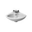 Duravit Duraplus Umywalka narożna Triberg 44x38 cm z otworem na baterię, z powłoką WonderGliss - Pergamon (07944447111) - zdjęcie 1
