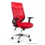Unique Mobi Plus Fotel biurowy czerwony W-952-2 - zdjęcie 1