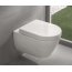Villeroy & Boch Subway 2.0 Toaleta WC podwieszana 37x56 cm lejowa DirectFlush bez kołnierza wewnętrznego z powłoką CeramicPlus, pergamonowa 5614R0R3 - zdjęcie 1