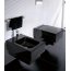 Villeroy & Boch Memento Zestaw Miska WC wisząca + Deska sedesowa wolnoopadająca, Glossy Black czarna 562810S0+9M17S1S0 - zdjęcie 2