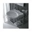 Globo Paestum Stelaż pod umywalkę 70x58x50 cm z półką, chrom PASC06 - zdjęcie 2
