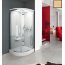 Novellini Nexis 1 Kabina prysznicowa półokrągłą bez dachu 90x90x206 cm, jesion NEXR90T1-1KP - zdjęcie 2
