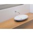 Art Ceram Oval Umywalka nablatowa 70x41 cm, biała L910 / OVL00101;00 - zdjęcie 3