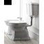 Kerasan Retro Miska WC stojąca odpływ pionowy 70,5x38,5 cm, czarna 101004 - zdjęcie 5