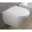 Villeroy & Boch Subway 2.0 Zestaw Miska WC wisząca + Deska wolnoopadająca, biała 56001001 + 9M68S101 - zdjęcie 6