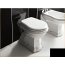 Kerasan Retro Miska WC stojąca odpływ pionowy 70,5x38,5 cm, czarna 101004 - zdjęcie 6